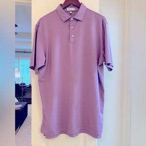 Peter Millar Summer Comfort polo in blue and pink stripes